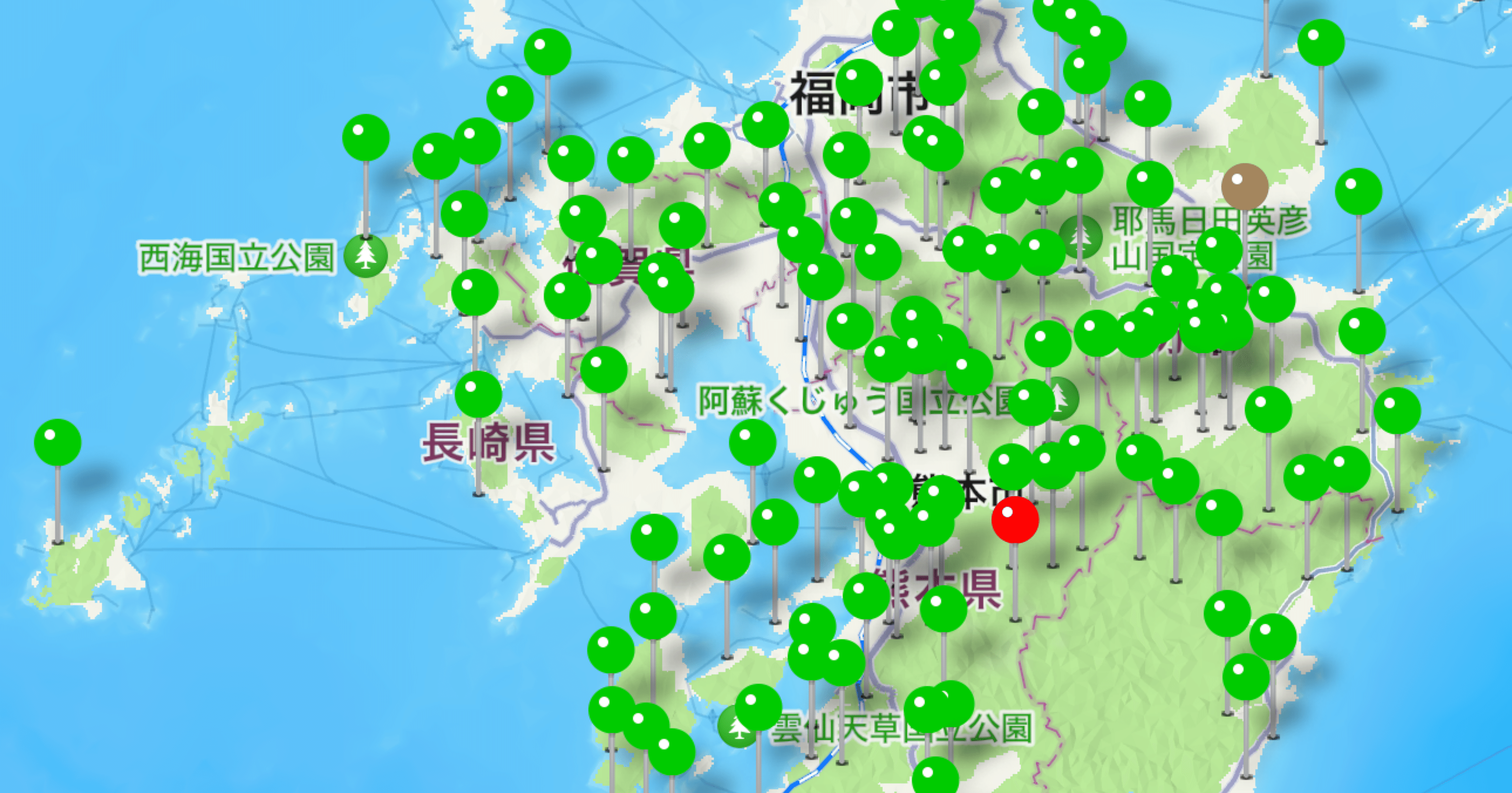 九州道の駅巡り計画1