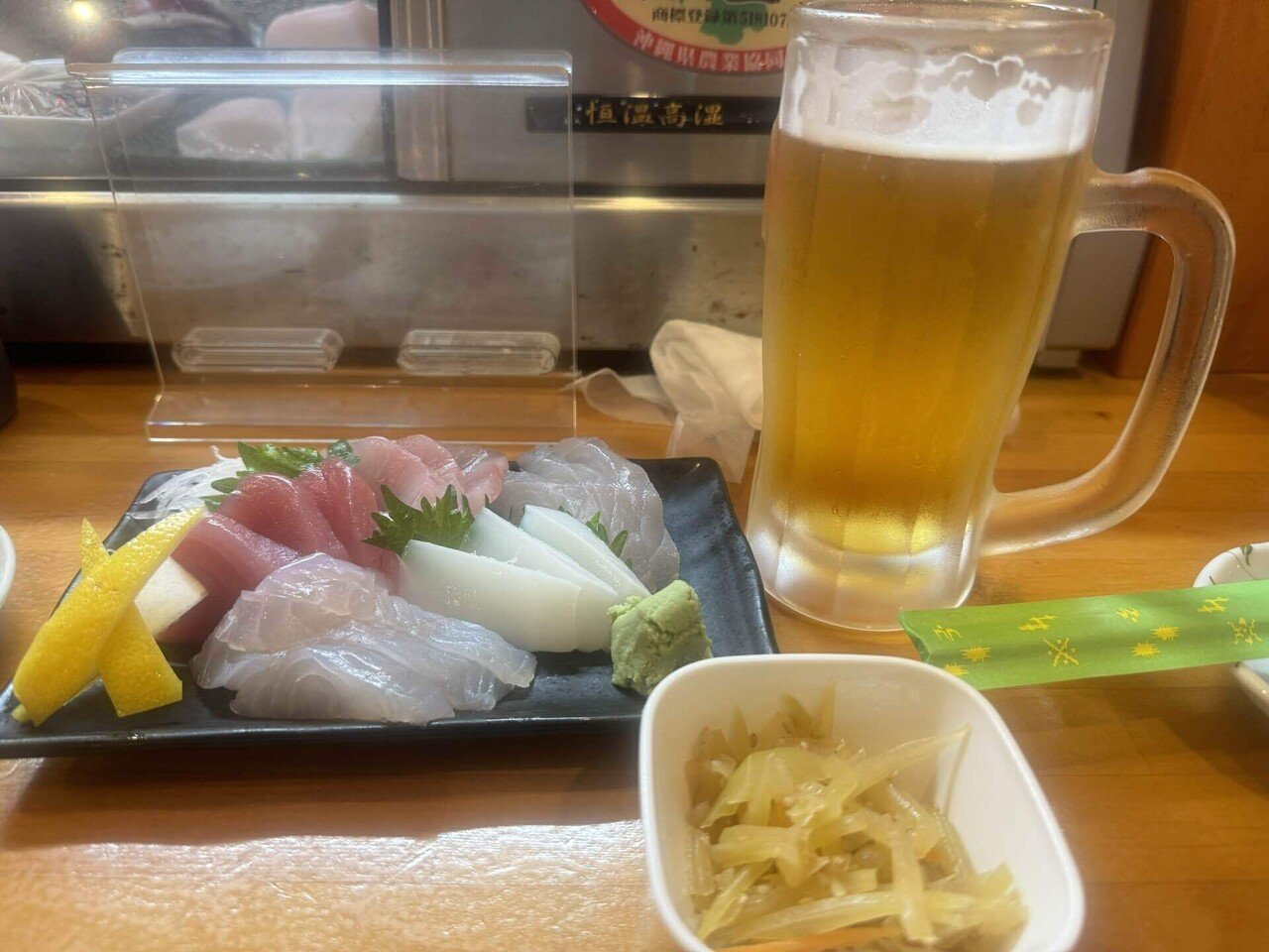 石垣島の居酒屋のノンアルビール