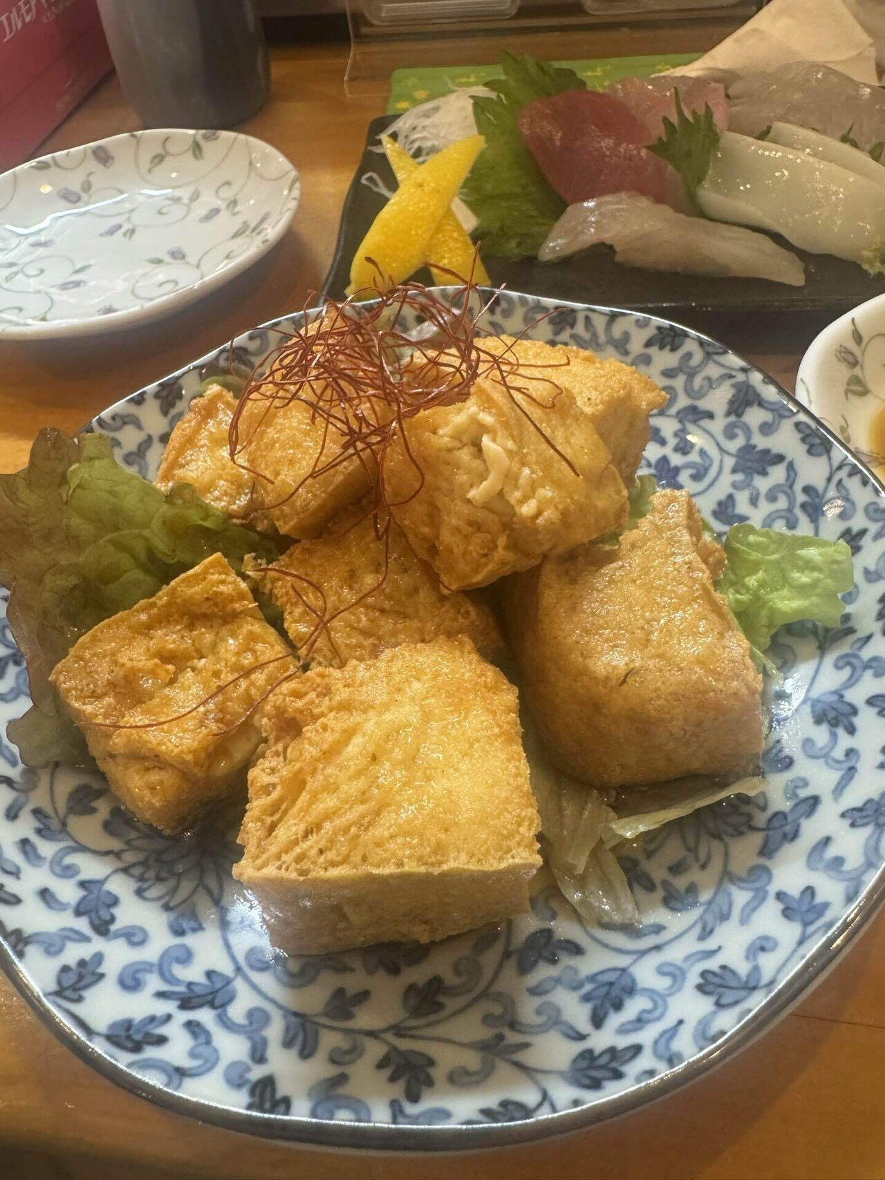 500円の刺身盛り合わせ