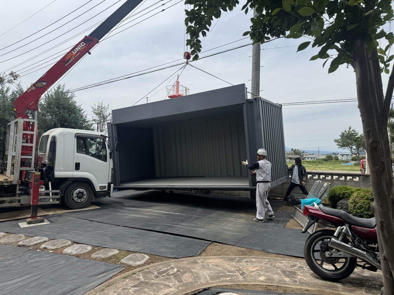 コンテナ設置6