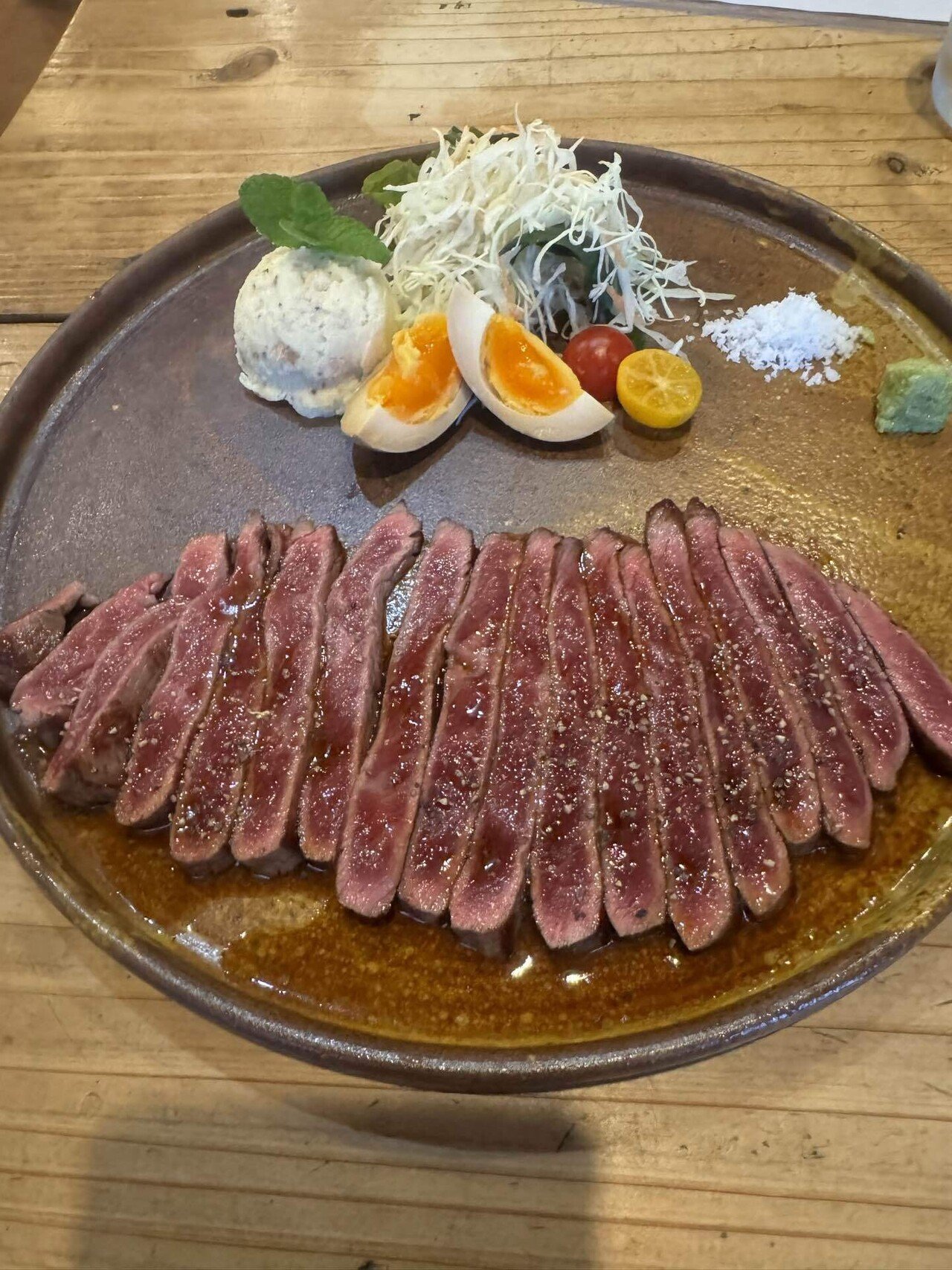 美崎牛の塩わさび