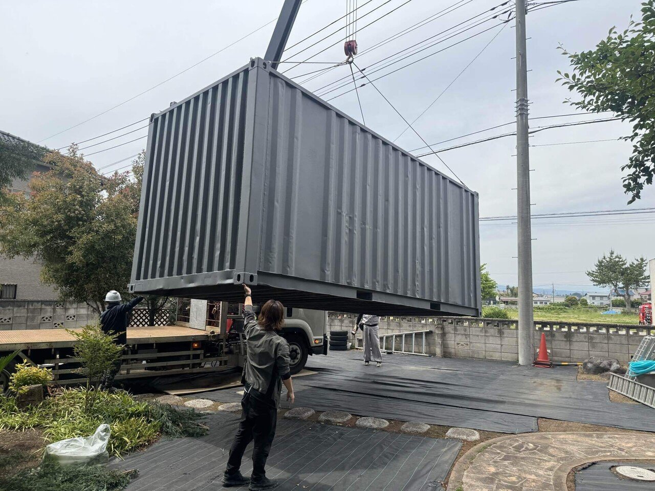 コンテナ設置5