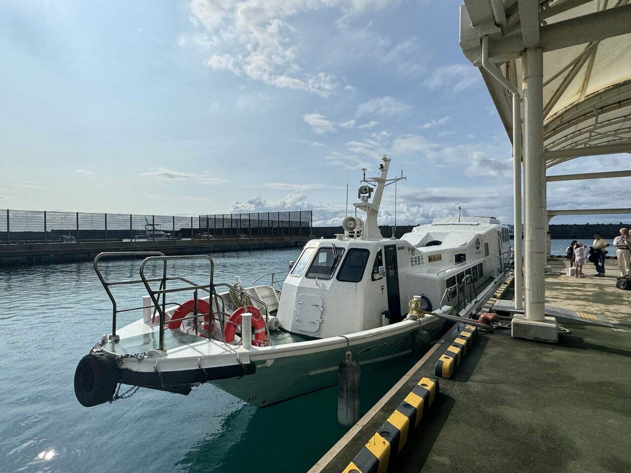 波照間島から石垣島へ帰る船